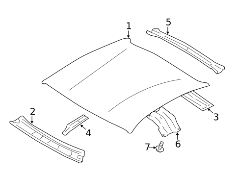 Roof & Components for 2018 Toyota 86 #0