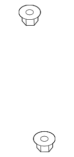 999400503 - Body: Rear Spoiler Nut for Mazda: 3, 5, 6, CX-3, CX-30, CX-5, CX-50, CX-7, CX-70, CX-9, CX-90, MX-3, MX-30 EV, MX-5 Miata, Protege5 Image