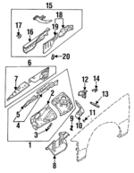1641940U00 - : Mount Bracket for Nissan Image