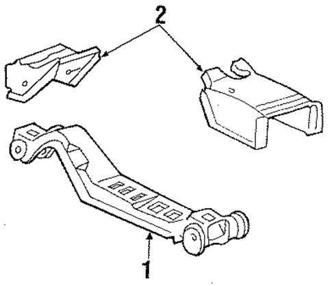 Engine & Trans Mounting for 1988 Ford Thunderbird #0