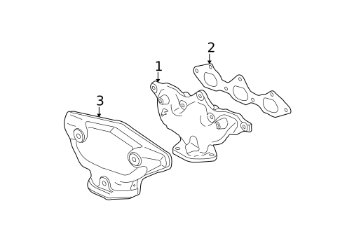 Exhaust Manifold for 2004 Honda Pilot #0