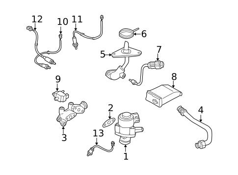 Switches, Solenoids & Actuators for 2001 Nissan Maxima #0