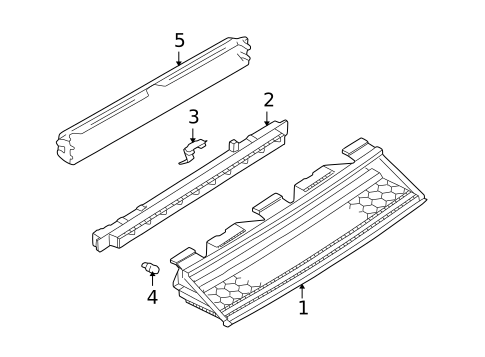 High Mounted Stop Lamp for 2000 Audi A6 #0