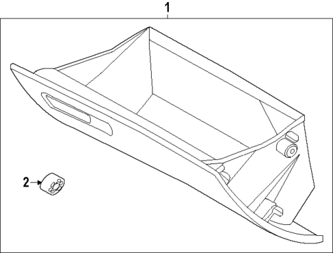 Glove Box for 2025 Kia K5 #0