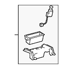 7410253020 - Body: Box Assembly for Lexus: IS F, IS250, IS350 Image