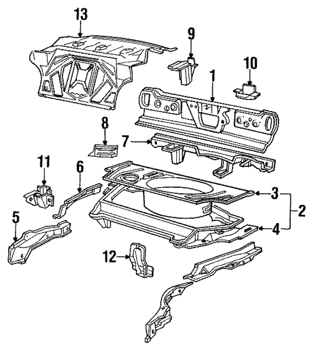 41348111900 - Body: Rear Panel for BMW Image