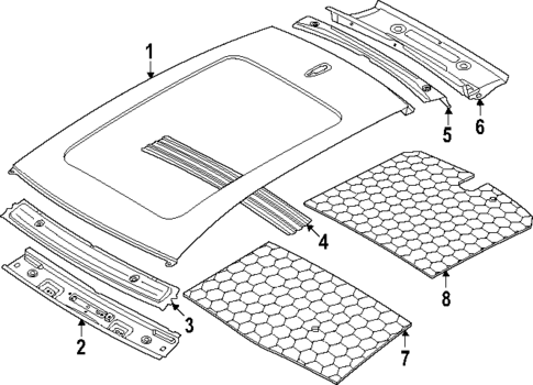 Roof & Components for 2025 Audi Q6 e-tron #0