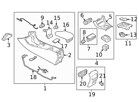 Controls for 2019 INFINITI QX30 #0