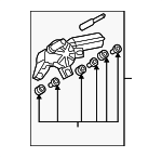 5N0955711B - : Wiper Motor Assembly for Volkswagen: Tiguan, Tiguan Limited Image