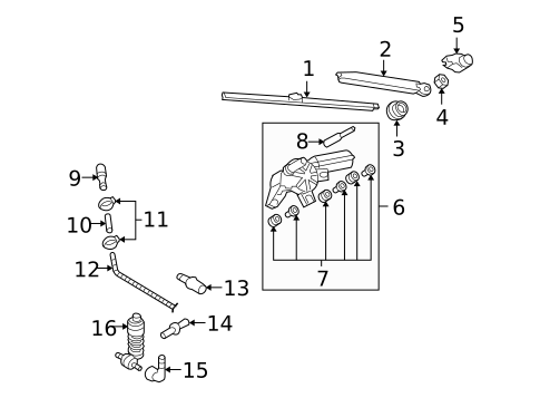 Wipers for 2015 Volkswagen Tiguan #1