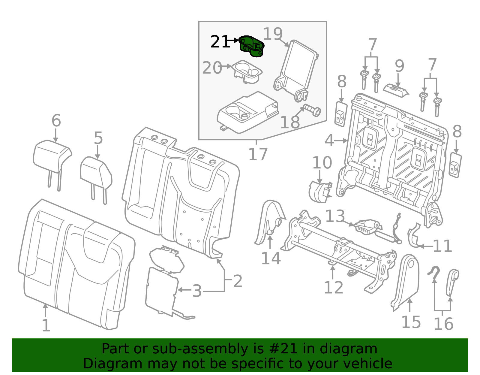 GT4Z-5813562-BA - Cup Holder Insert 2015-2024 Ford Edge | Ford