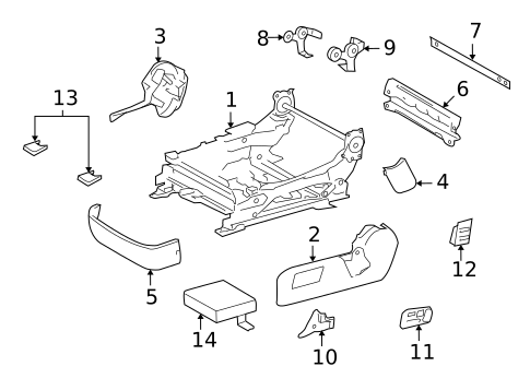 Tracks & Components for 2010 Lexus LS600h #0