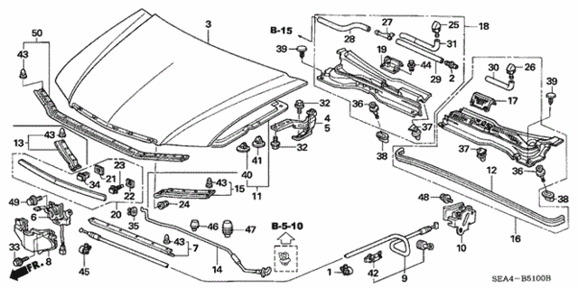 Engine Hood for 2006 Acura TSX #0
