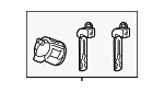 6905608020 - Body: Cylinder &amp; Keys for Lexus Image