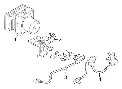 ABS Components for 2017 Genesis G90 #0