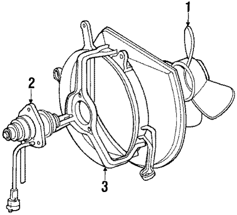 Fan for 1986 Toyota Tercel #0