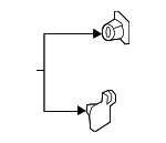 51125A35818 - Body: Park Sensor Mount Kit for BMW: 530e, 530e xDrive, 530i, 530i xDrive, 540i, 540i xDrive, M5, M550i xDrive Image