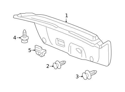 Interior Trim - Trunk for 2009 Acura TSX #0