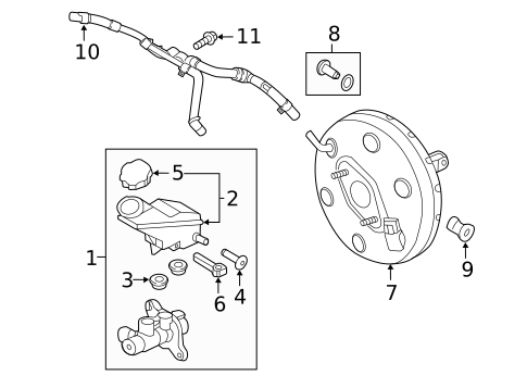 Master Cylinder - Components On Dash Panel for 2023 Kia Telluride #0