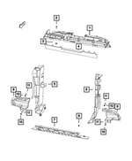 68423426AA - Cooling: Rubber Seal for Jeep: Cherokee Image