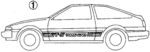759811248003 - Body: Front Fender for Toyota: Corolla Image