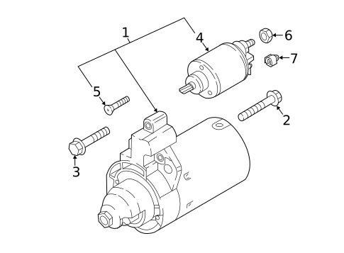 Starter for 2024 Audi RS Q8 #0