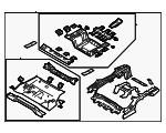 65500E6600 - Body: Floor Pan Assembly for Hyundai Image
