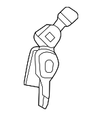 77520TL2A01 - Body: Cylinder &amp; Keys for Acura: ILX, MDX, RDX, TL, TLX, TSX, ZDX Image