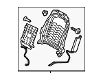 88310AA640 - Body: Seat Back Frame for Hyundai Image