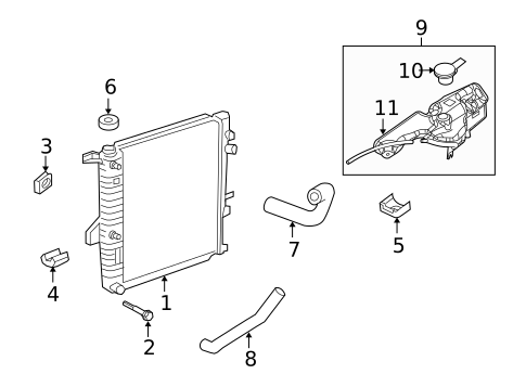 Hoses & Pipes for 2008 Ford Explorer Sport Trac #0