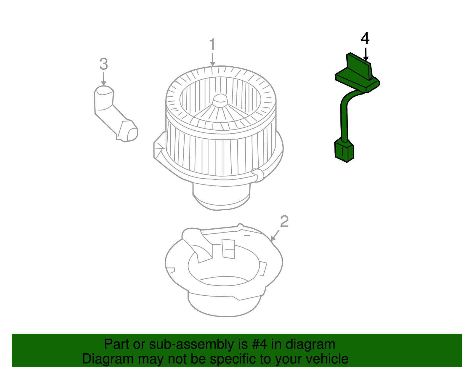 2002-2009 GM Heating and Air Conditioning Blower Motor Resistor ...