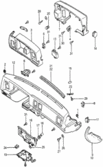 66850692670 - : Holder, Auto Radio for Honda Image