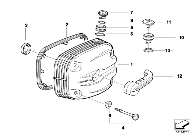 11147668216 - : Interior Gasket for BMW-Motorrad Image