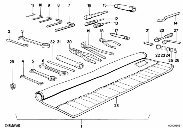 71112300101 - : Hook Wrench               for BMW-Motorrad Image