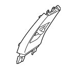 858303R120AYK - Body: Upper Center Pillar Trim for Kia: Cadenza Image