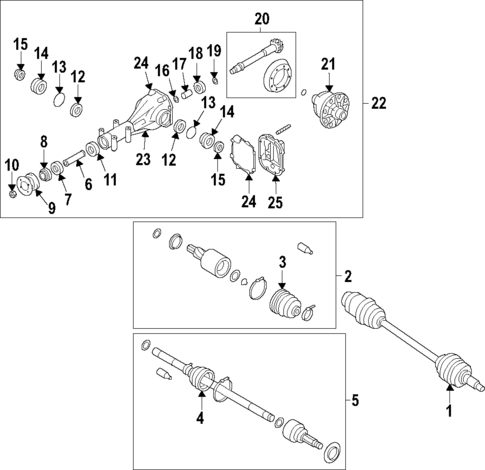 Differential for 2021 Subaru Impreza #0
