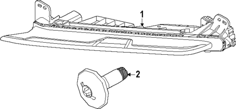 Daytime Running Lamp Components for 2024 Porsche Cayenne #0