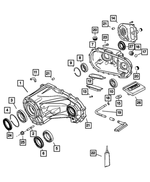 68023467AA - MP1522; Transfer Case: Front Case Half for Mopar Image