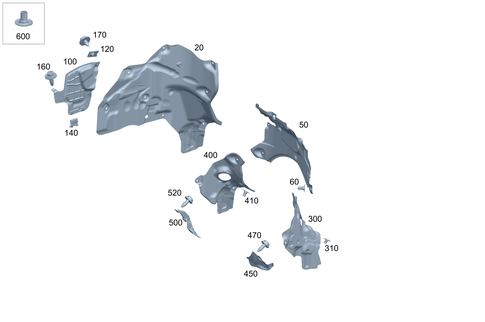 Shields for 1991 Mercedes-Benz 350SD #0
