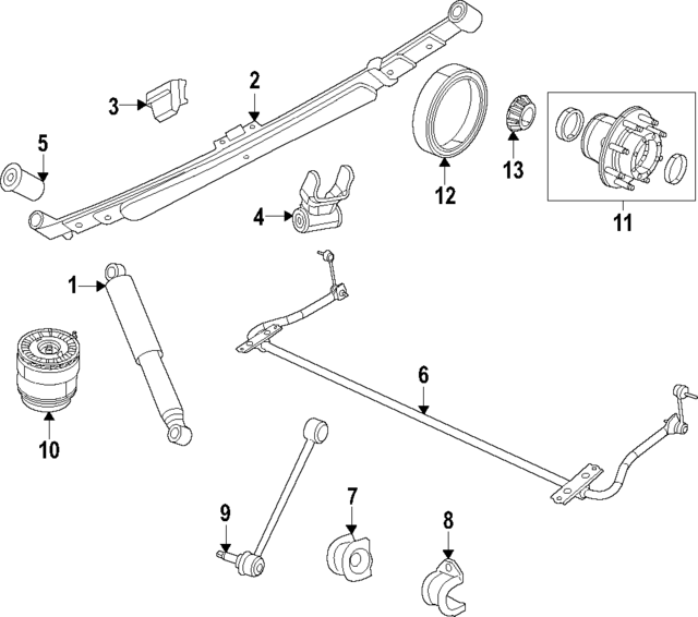 68160331AA - Suspension: Stabilizer Bar for Mopar Image