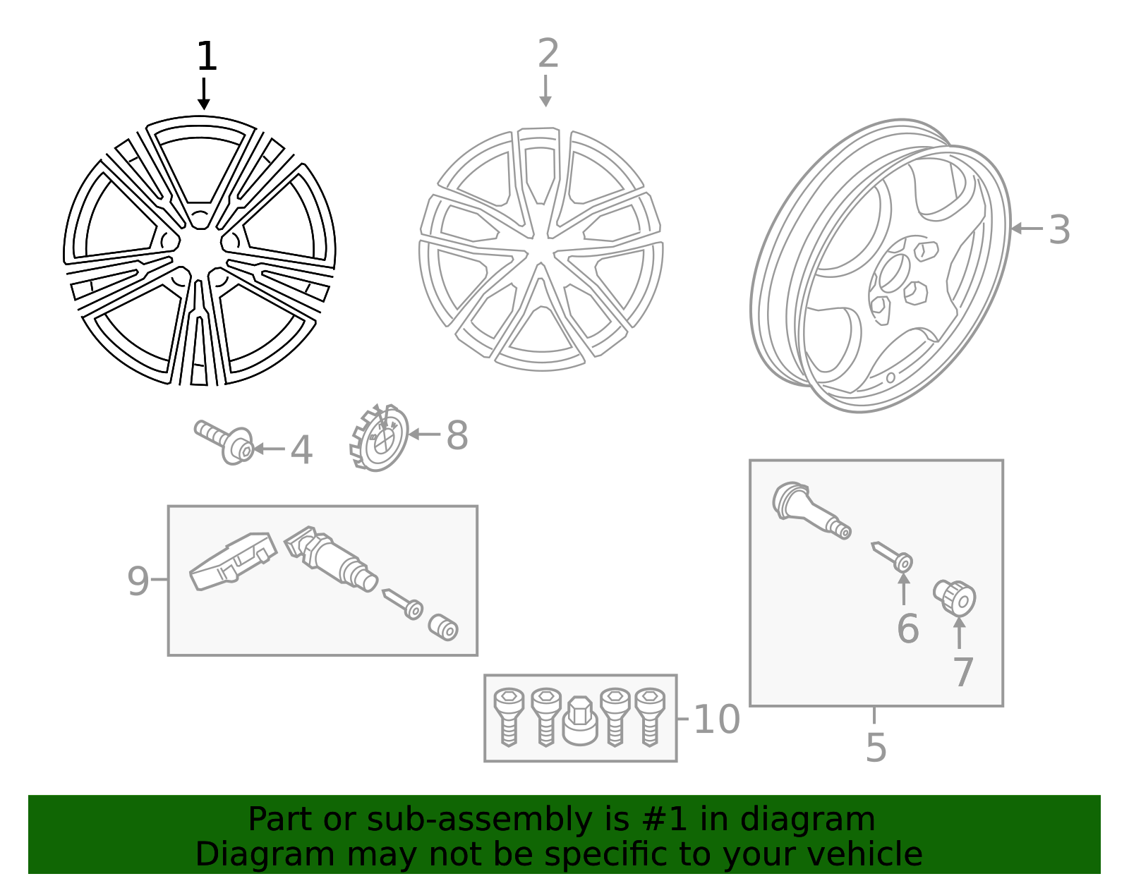 36118089875 - 2019-2026 BMW Z4 Wheel, Alloy (36-11-8-089-875) | BMW of ...