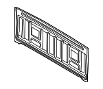 55276534AA - Body: Back Panel for Dodge: Ram 1500, Ram 2500, Ram 3500 Image