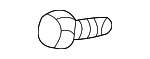 6101331 - Body: Reinforced Panel Bolt for Chrysler: 300 | Dodge: Charger, Dakota, Journey, Magnum, Ram 1500, Ram 2500, Ram 3500 | Jeep: Grand Cherokee, Liberty, Patriot, Wrangler Image
