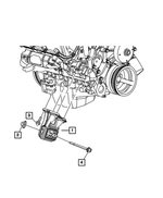 6508081AA - 5.7L Gas; Engine: Hex Flange Head Bolt for Mopar Image