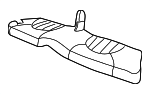 C2N3644LEG - Body: Seat Cushion for Jaguar Image
