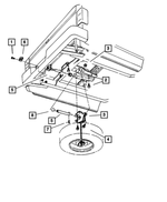 52019659 - : Spare Tire Winch Tube Grommet for Mopar Image