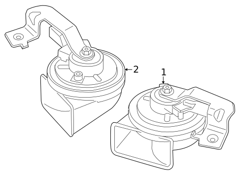Horn for 2022 BMW M440i xDrive Gran Coupe #0