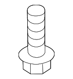 90119A0098 - Body: Lower Extension Bolt for Scion: iM, iQ, tC, xB, xD | Toyota: 4Runner, bZ4X, Celica, Corolla, Corolla iM, Crown, Crown Signia, GR Corolla, Highlander, Mirai, Prius C, Prius Prime, RAV4, Sequoia, Venza, Yaris Image
