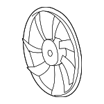 1636138120 - Cooling System: Fan Blade for Lexus: GS F, GS Turbo, GS200t, GS300, IS F, IS200t, IS300, IS500, RC F, RC Turbo, RC200t, RC300 Image