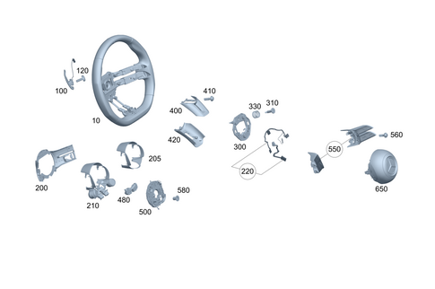 Steering Wheel and Steering Wheel Lock for 2025 Mercedes-Benz SL43 AMG #0